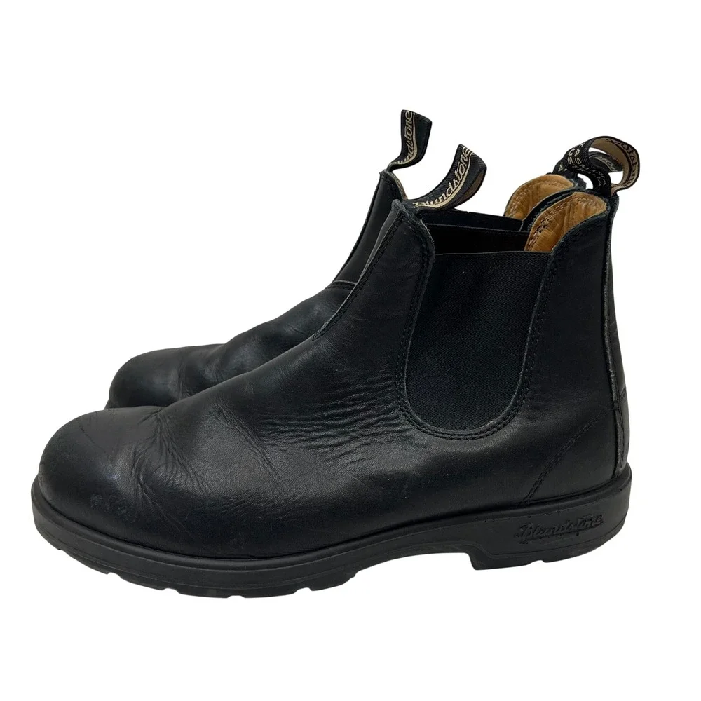 Blundstone 510 Original Chelsea Boots Black Leather Mens AU 11 US 12 Ankle Boot